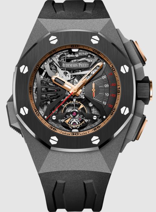 Review Audemars Piguet Concept Replica ROYAL OAK CONCEPT MINUTE REPEATER SUPERSONNERIE 26577IO.OO.D002CA.01 watch - Click Image to Close